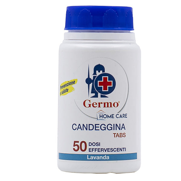Germo - T202 - Candeggina Tab - lavanda - Germo - conf. 50 pezzi - 105914 -  Conf. da 1 Pz.