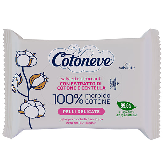 COTONEVE - 3674CV - Salvietta struccante - pelli delicate - cotone - Cotoneve - conf. 20 pezzi - 105931 -  Conf. da 1 Pz.