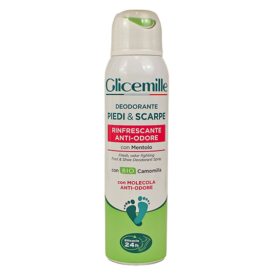 Glicemille - 182510 - Deodorante spray piedi e scarpe - 150 ml - Glicemille - 105944 -  Conf. da 1 Pz.