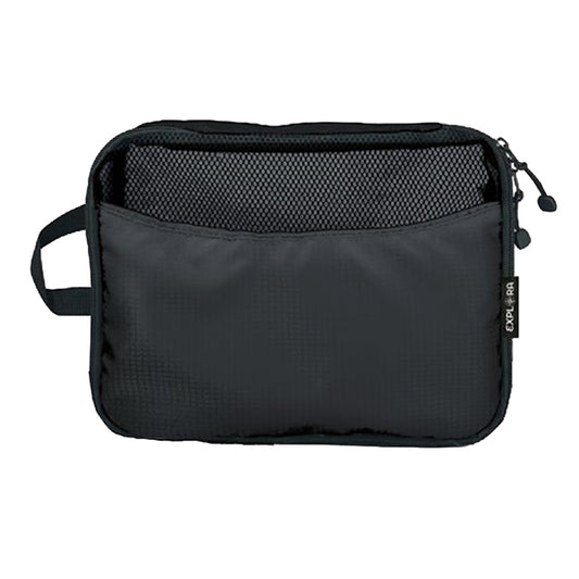 LEBEZ - 82263. - Organizer da viaggio Explora - tessuto - nero - Lebez - set 3 pezzi - 106055 -  Conf. da 1 Pz.