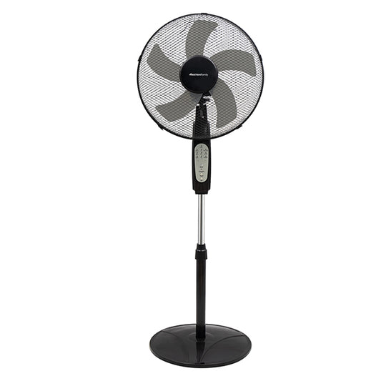 Melchioni Family - 118620054 - Ventilatore da terra MF1681BR - con piantana, telecomando e pannello di controllo - 30 W - diametro 40 cm - 43 x 40 x 125 cm - Melch ioni family - 106077 -  Conf. da 1 Pz.