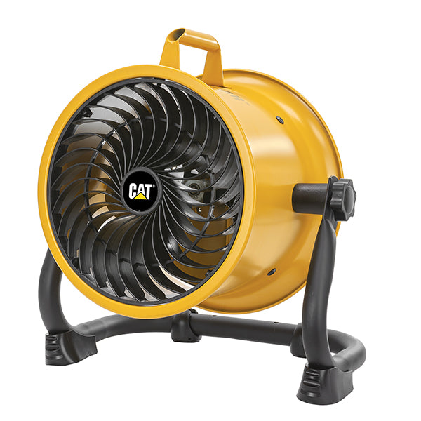 CFG - CT001 - Ventilatore INDUSTRIALI CAT HVD-9AC - da terra e a parete - 60 W - diametro 23 cm - 37 x 22 x 40 cm - giallo-nero - CFG - 106083 -  Conf. da 1 Pz.