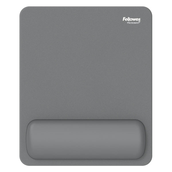 FELLOWES - 100142556 - Mousepad Breyta - con poggiapolsi - con microban - grigio - Fellowes - 106226 -  Conf. da 1 Pz.
