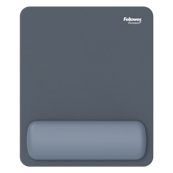 FELLOWES - 100142557 - Mousepad Breyta - con poggiapolsi - con microban - blu marino - Fellowes - 106227 -  Conf. da 1 Pz.