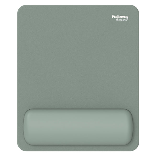 FELLOWES - 100142558 - Mousepad Breyta - con poggiapolsi - con microban - salvia - Fellowes - 106228 -  Conf. da 1 Pz.