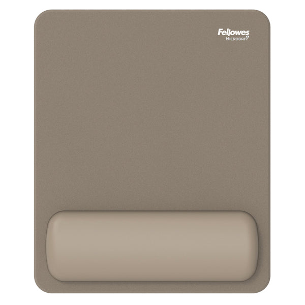 FELLOWES - 100142559 - Mousepad Breyta - con poggiapolsi - con microban - sabbia - Fellowes - 106229 -  Conf. da 1 Pz.