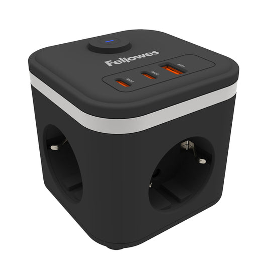 FELLOWES - 100137167 - Power Cube Type F - nero - Fellowes - 106239 -  Conf. da 1 Pz.