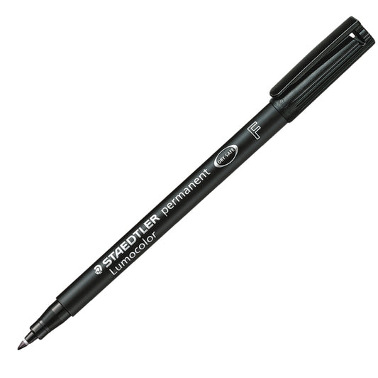 STAEDTLER - 318-9 - Pennarello Lumocolor Permanent 318 - punta 0,6 mm - nero - Staedtler - 25081 -  Conf. da 10 Pz.
