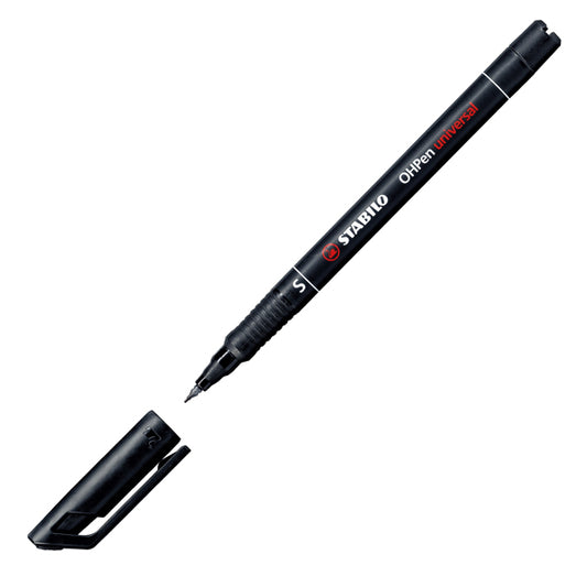 STABILO - 841-46 - Pennarello OHPen universal permanente 841 - punta superfine 0,4 mm - nero - Stabilo - 27701 -  Conf. da 10 Pz.