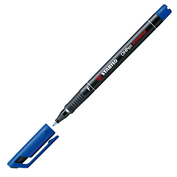 STABILO - 842-41 - Pennarello OHPen universal permanente 842  - punta fine 0,7 mm - blu - Stabilo - 27714 -  Conf. da 10 Pz.
