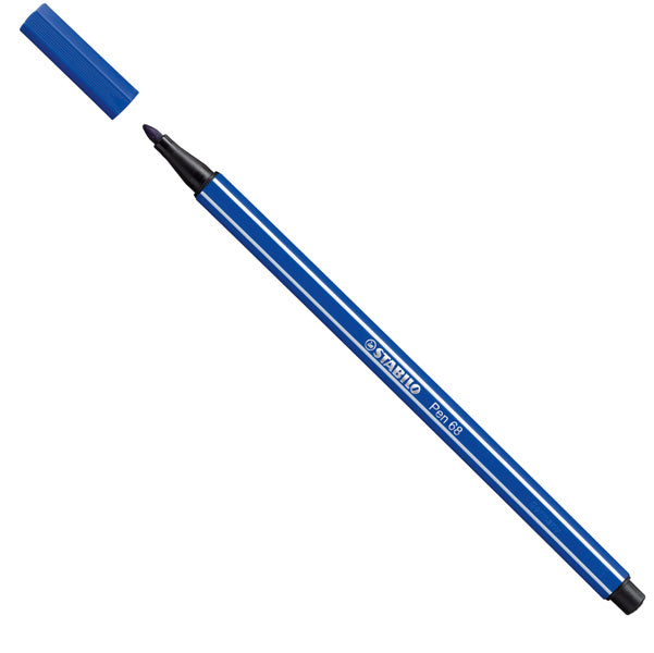 STABILO - 68-32 - Pennarello Pen 68 - blu oltremare 32 - Stabilo - 27735 -  Conf. da 10 Pz.