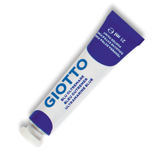 GIOTTO - 35501700 - Tempera Tubo 7 - 21ml - blu oltremare - Giotto - 36142 -  Conf. da 6 Pz.