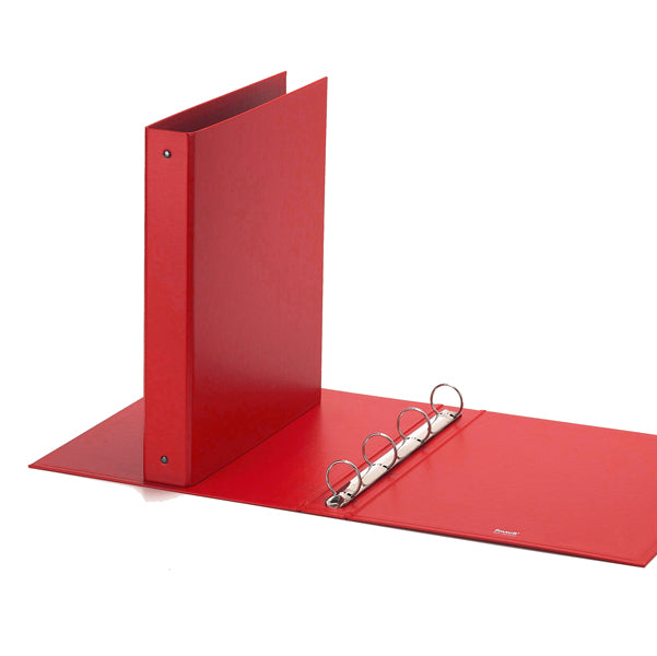 FAVORIT - 400051156 - Raccoglitore Europa - 22 x 30 cm - 4 anelli tondi 30 mm - dorso 4 cm - rosso - Favorit - 36293 -  Conf. da 1 Pz.