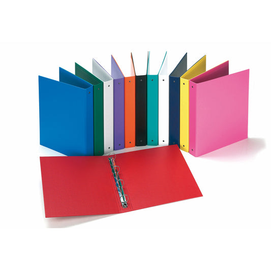 FAVORIT - 100460431 - Raccoglitore Europa - 22 x 30 cm - 4 anelli tondi 30 mm - dorso 4 cm - colori assortiti - Favorit - 36294 -  Conf. da 24 Pz.