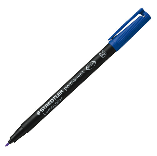 STAEDTLER - 317-3 - Pennarello Lumocolor Permanent 317  - punta 1,0mm - blu - Staedtler - 47921 -  Conf. da 10 Pz.