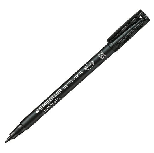 STAEDTLER - 317-9 - Pennarello Lumocolor Permanent 317 - punta 1,0mm - nero - Staedtler - 47923 -  Conf. da 10 Pz.
