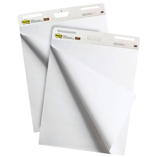 POST-IT - 7000050153 - Blocco da parete Super Sticky - 559 - 30 fogli - 63,5 x 77,5 cm - bianco - Post it - 48515 -  Conf. da 2 Pz.