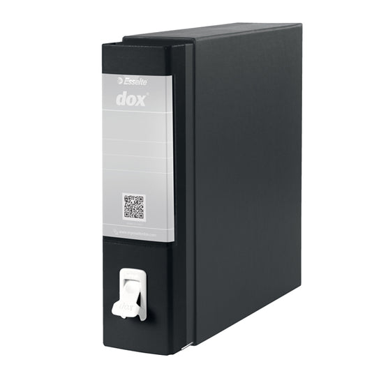 DOX - D26110 - Registratore Dox 1 - dorso 8 cm - commerciale 23 x 29,7 cm - nero - Esselte Dox - 51236 -  Conf. da 1 Pz.