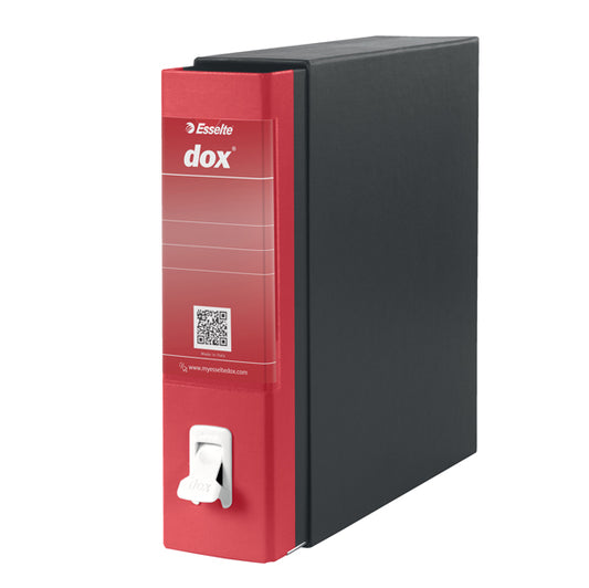 DOX - D26111 - Registratore Dox 1 - dorso 8 cm - commerciale 23 x 29,7 cm - rosso - Esselte Dox - 51237 -  Conf. da 1 Pz.