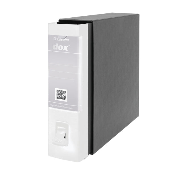 DOX - D26203 - Registratore Dox 2 - dorso 8 cm - protocollo 23 x 34 cm - bianco - Esselte Dox - 51239 -  Conf. da 1 Pz.