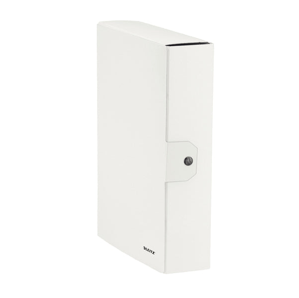 LEITZ - 39670001 - Scatola progetto WOW - dorso 8 cm - bianco metallizzato - Leitz - 62121 -  Conf. da 5 Pz.