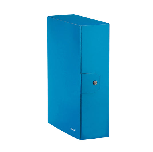 LEITZ - 39680036 - Scatola progetto WOW - dorso 10 cm - blu metallizzato - Leitz - 62128 -  Conf. da 5 Pz.