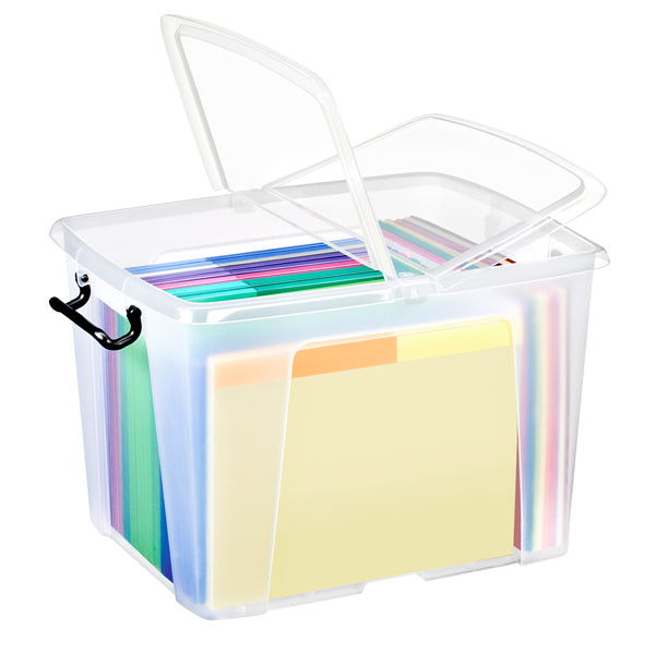 CEP - 2006740110 - Contenitore multiuso Strata con coperchio - 47,5x39,5x31,5 cm - 40 L - PPL - trasparente - Cep - 64593 -  Conf. da 1 Pz.