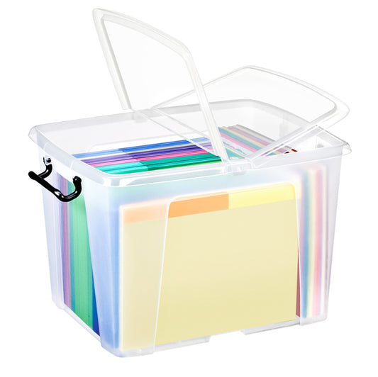 CEP - 2006740110 - Contenitore multiuso Strata con coperchio - 47,5x39,5x31,5 cm - 40 L - PPL - trasparente - Cep - 64593 -  Conf. da 1 Pz.