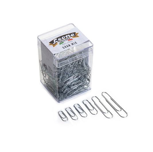 LEONE DELL'ERA - FZB125GMIX - Fermagli zincati - 125 gr - misure assortite - Leone - 68846 -  Conf. da 1 Pz.