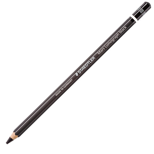 STAEDTLER - 100B-8B - Matita di grafite tipo carboncino Mars Lumograph Black - gradazione 8B - Staedtleri - 79596 -  Conf. da 12 Pz.