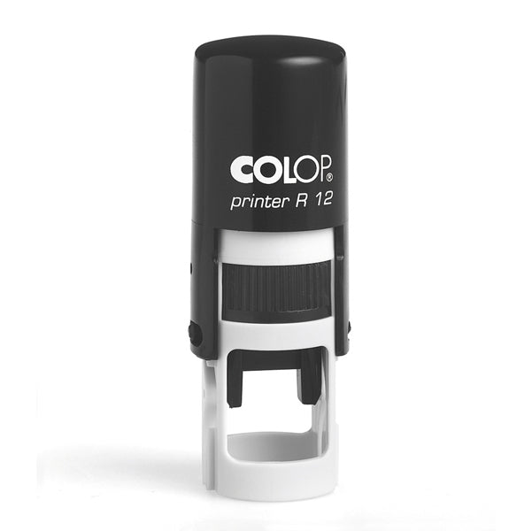 COLOP - PRINTER R12 - Timbro Printer R12 - diametro 12 mm - 2 righe - personalizzabile - autoinchiostrante - Colop - 80459 -  Conf. da 1 Pz.
