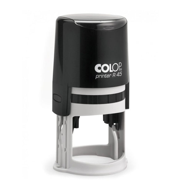 COLOP - PRINTER R45 - Timbro Printer R45 - diametro 45 mm - 5 righe - personalizzabile - autoinchiostrante - Colop - 80462 -  Conf. da 1 Pz.