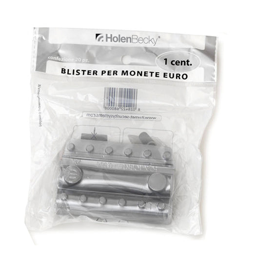 HolenBecky - 8000-20 - Portamonete - PVC - 1 cent - trasparente - HolenBecky - blister 20 pezzi - 83532 -  Conf. da 1 Pz.