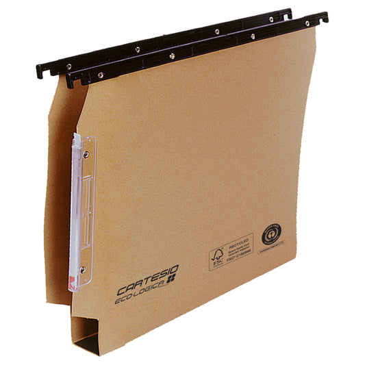 BERTESI - 114F BETA 3-A1 - Cartella sospesa Cartesio Eco-logica - armadio - 33 cm - fondo U - 33 x 28 cm - avana - Bertesi - 86119 -  Conf. da 25 Pz.