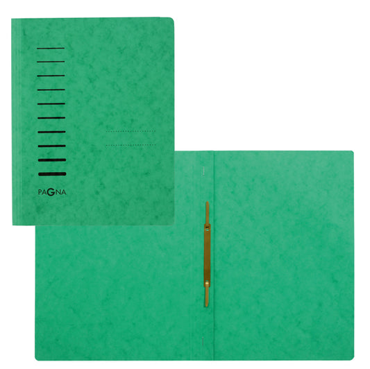 PAGNA - 28001-03 - Cartellina semplice con pressino- 265 gr - A4 - cartone pressato - verde - Pagna - 86942 -  Conf. da 25 Pz.