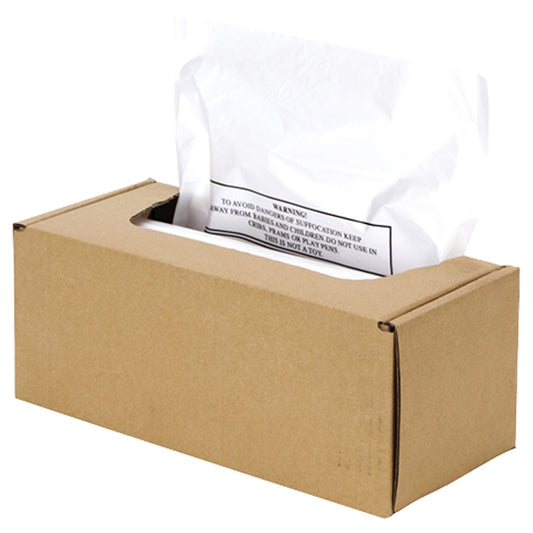 FELLOWES - 3608401 - Sacchetto per distruggidocumenti 60 - 75 L - Fellowes - conf. 50 pezzi - 87819 -  Conf. da 1 Pz.