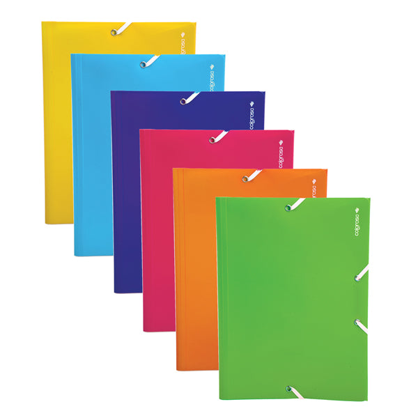 RI.PLAST - 362201 - Cartella 3L Colorosa - PPL - A4 - colori assortiti - Ri.Plast - 89355 -  Conf. da 24 Pz.