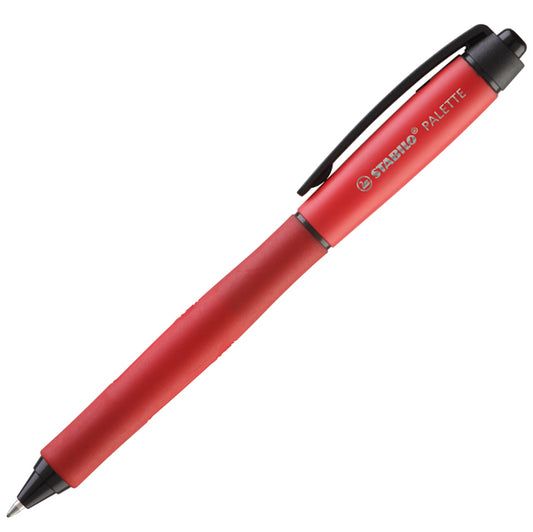 STABILO - 268-40-01 - Roller gel a sfera a scatto Palette - rosso - Stabilo - 89449 -  Conf. da 10 Pz.