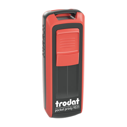 TRODAT - 149168 - Timbro tascabile Pocket Printy 9512 - personalizzabile - 47 x 18 mm - 5 righe - autoinchiostrante - Trodat - 90217 -  Conf. da 1 Pz.