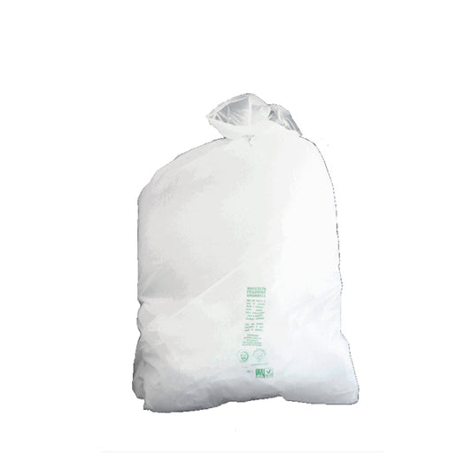 Rolsac - 21361 - Sacchi Bio - 70 x 110 cm - bianco - 110 L - 20 µ - Rolsac - conf. 20 pezzi - 90345 -  Conf. da 1 Pz.
