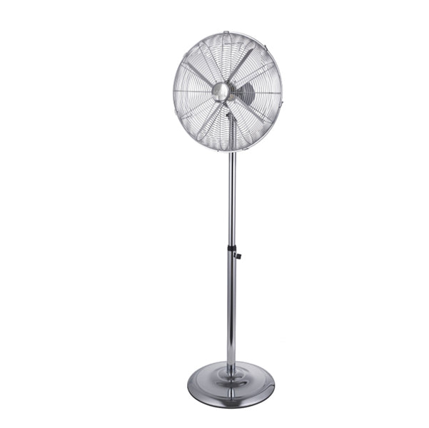 CFG - EV080 - Ventilatore Cromo da terra - 3 velocità - 60 W - pala diametro 45 cm - 45 x 45 x 170 cm - metallo cromato - CFG - 90701 -  Conf. da 1 Pz.