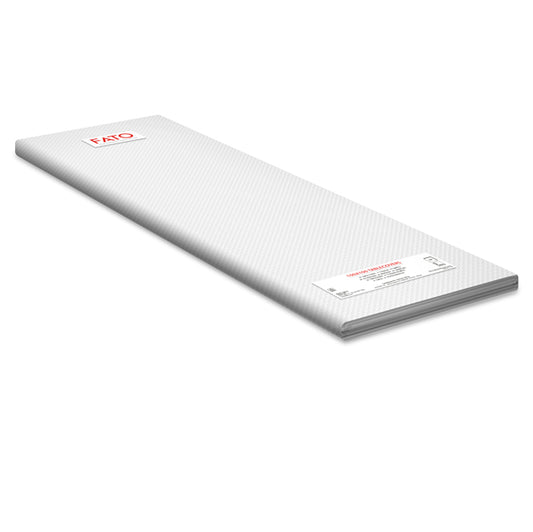 FATO - 84042201 - Tovaglia - carta riciclata - 100 x 100 cm - bianco - Fato - conf. 100 pezzi - 91350 -  Conf. da 3 Pz.