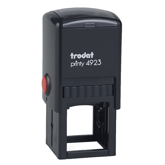 TRODAT - 69846. - Timbro quadrato 4923 - personalizzabile - 30 x 30 mm - 7 righe - autoinchiostrante - Trodat - 92564 -  Conf. da 1 Pz.