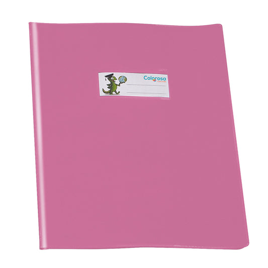 Colorosa - 34718046.30 - Coprimaxi GreenLine - 21 x 30 cm - PVC - 220 mic - c-alette - lucido - rosa - Colorosa - 93807 -  Conf. da 30 Pz.