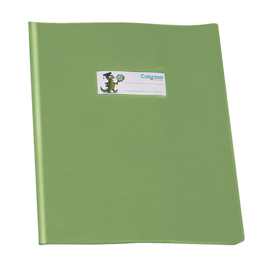 Colorosa - 34718051.30 - Coprimaxi GreenLine - 21 x 30 cm - PVC - 220 mic - c-alette - lucido - verde chiaro - Colorosa - 93812 -  Conf. da 30 Pz.