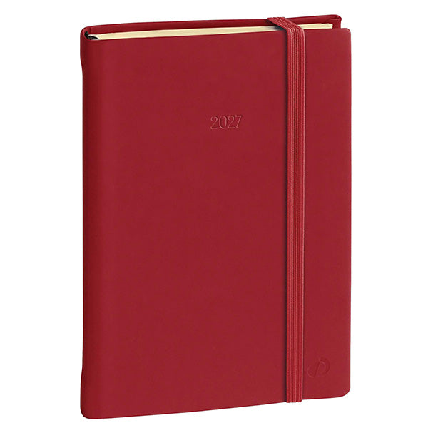 QUOVADIS - 375014Q - Agenda giornaliera - Daily 21 Prestige 2027 - 13 x 21 cm - copertina Silk - bordeaux - Quo Vadis - 94610 -  Conf. da 1 Pz.