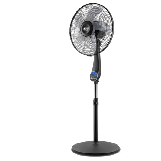 CFG - EV074 - Ventilatore Quiet 40 - da terra - con telecomando e pannello di controllo - 50 W - diametro 40 cm - 40 x 40 x 140 cm - CFG - 95680 -  Conf. da 1 Pz.