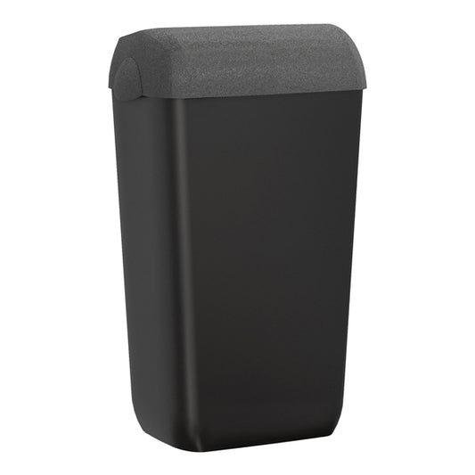 MAR PLAST - A74049NPO - Cestino gettacarte Skin - con coperchio - 54,5 x 22,5 x 33,5 cm - 23 L - pietra - Mar Plast - 96778 -  Conf. da 1 Pz.