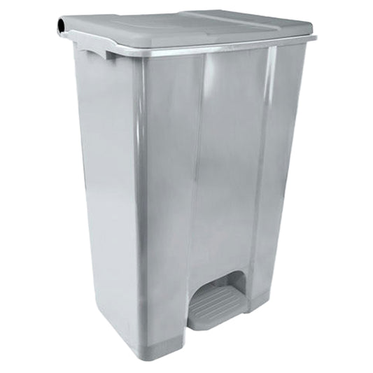 Medial - 912872 - Contenitore mobile Ecoconti - a pedale - 80 L - plastica riciclata - grigio - Medial - 97429 -  Conf. da 1 Pz.