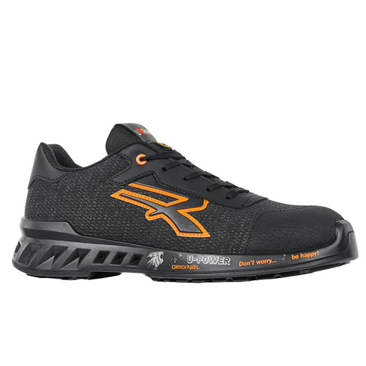 U-Power - RV20026-40 - Calzatura di sicurezza Bruce - S1PS FO SR ESD - numero 40 - nero-arancione - U-Power - 97718 -  Conf. da 1 Pz.